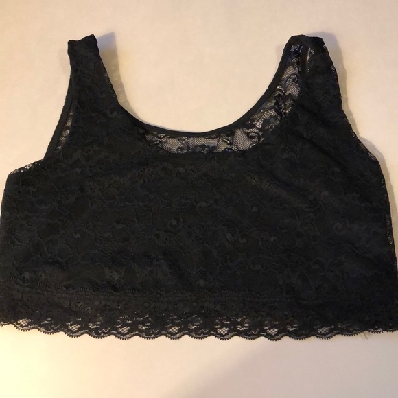 PINK Victoria's Secret Other - VS Pink Bralette Black size Large NWT